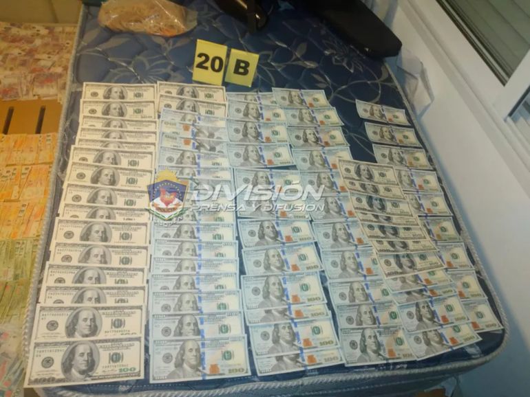 Allanaron un kiosco narco: cocaína, 8 mil dólares y $400 mil