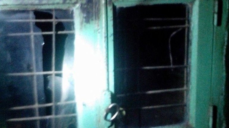 Una de las viviendas incendiadas por la presencia de la anciana en Nogoyá
