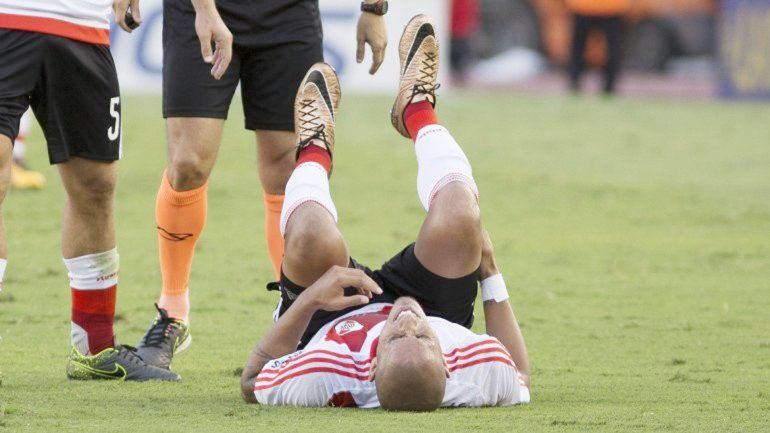 Maidana se perderá los próximos cinco compromisos de River. Balanta se volvió a resentir de su lesión.