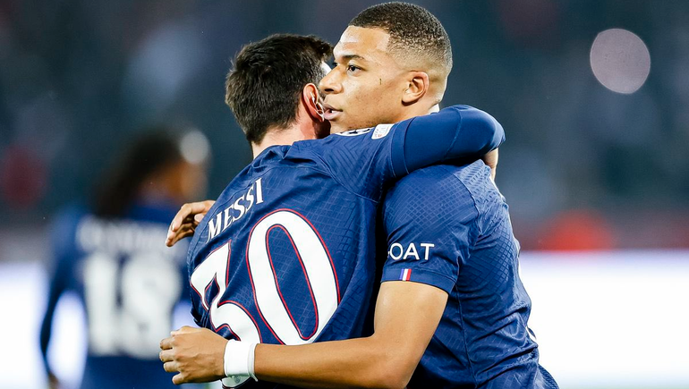 Mbappé defendió a Messi tras su partida de PSG