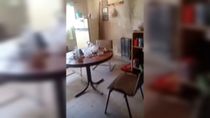 El hijo de una vecina de Cuenca XV está tomado por las drogas. En ese marco, se mete a su casa, comete destrozos, le roba y la agrede a ella físicamente. 