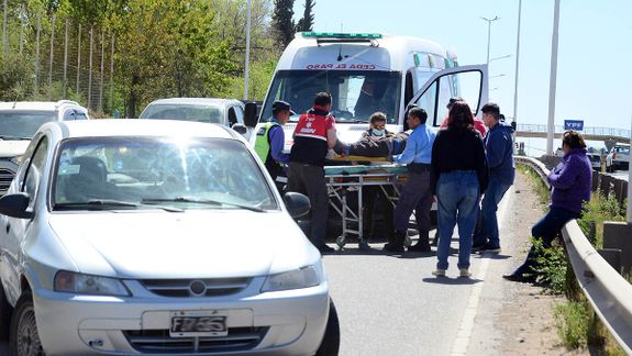 Choque y susto en el Cañadón de las Cabras