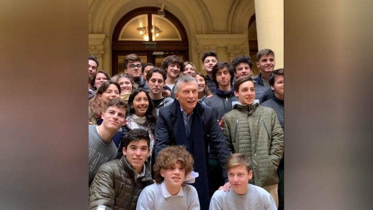 Macri instó a los jóvenes a participar con su voto: Son el futuro del país