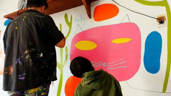 Milo Lockett pintará un mural en la delegación Progreso