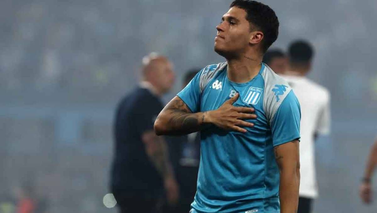 La despedida de Juanfer Quintero de Racing luego de su polémica salida