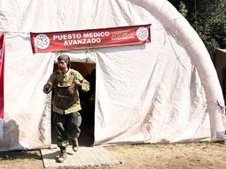 El SIEN presente con un hospital de campala y un gabinete psicológico / Fotos Omar Novoa-Enviado Especial El SIEN presente con un hospital de campala y un gabinete psicológico / Fotos Omar Novoa-Enviado Especial