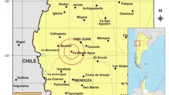 Un sismo sacudió San Juan y se sintió en todo el centro del país