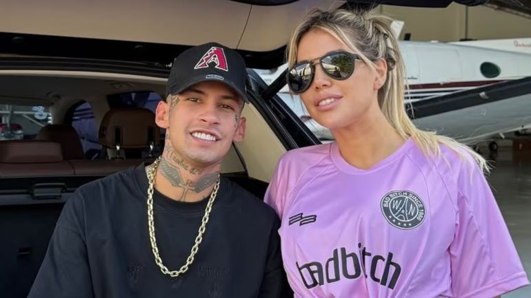 L-Gante y Wanda Nara