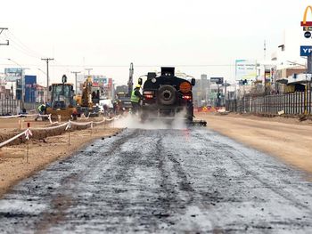 Las obras en la avenida avanzan a gran ritmo y promete transformar a Neuquén. Las obras en la avenida avanzan a gran ritmo y promete transformar a Neuquén.