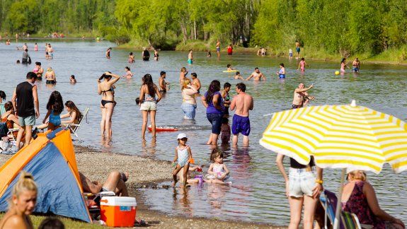 Hubo mucha gente en los balnearios pero no se completó la ocupación