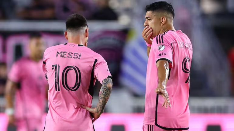 Lionel Messi y Luis Suárez Lionel Messi y Luis Suárez