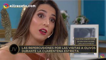 Cinthia Fernandez en la Mesa de Mirtha