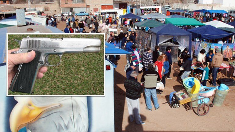 Denuncian que venden armas en la Feria del Oeste