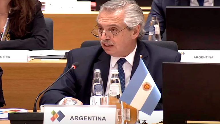 El Presidente Alberto Fernández estuvo presente en la cumbre con la Celac y la UE.