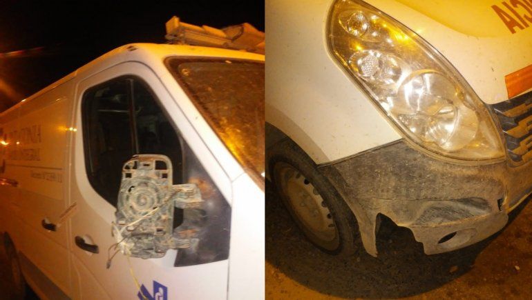 Manejaba una ambulancia por la ruta borracho y en zig zag