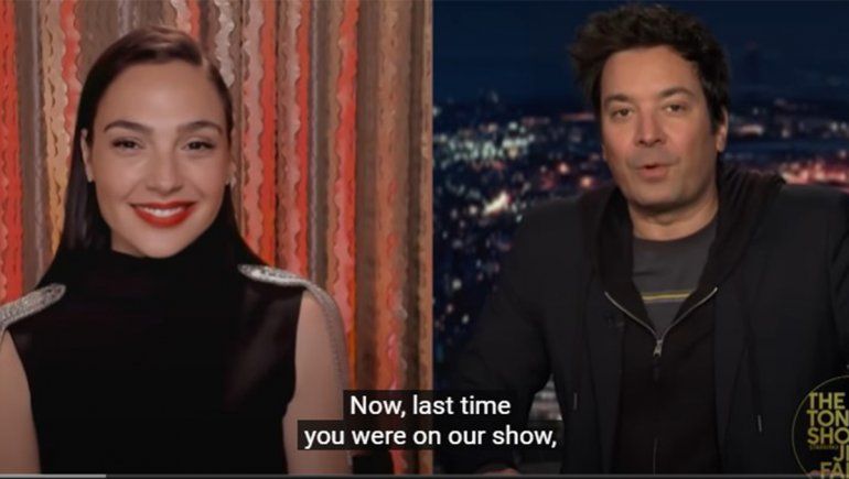 Gal Gadot no podía creer lo que estaba probando | Foto: Captura YouTube