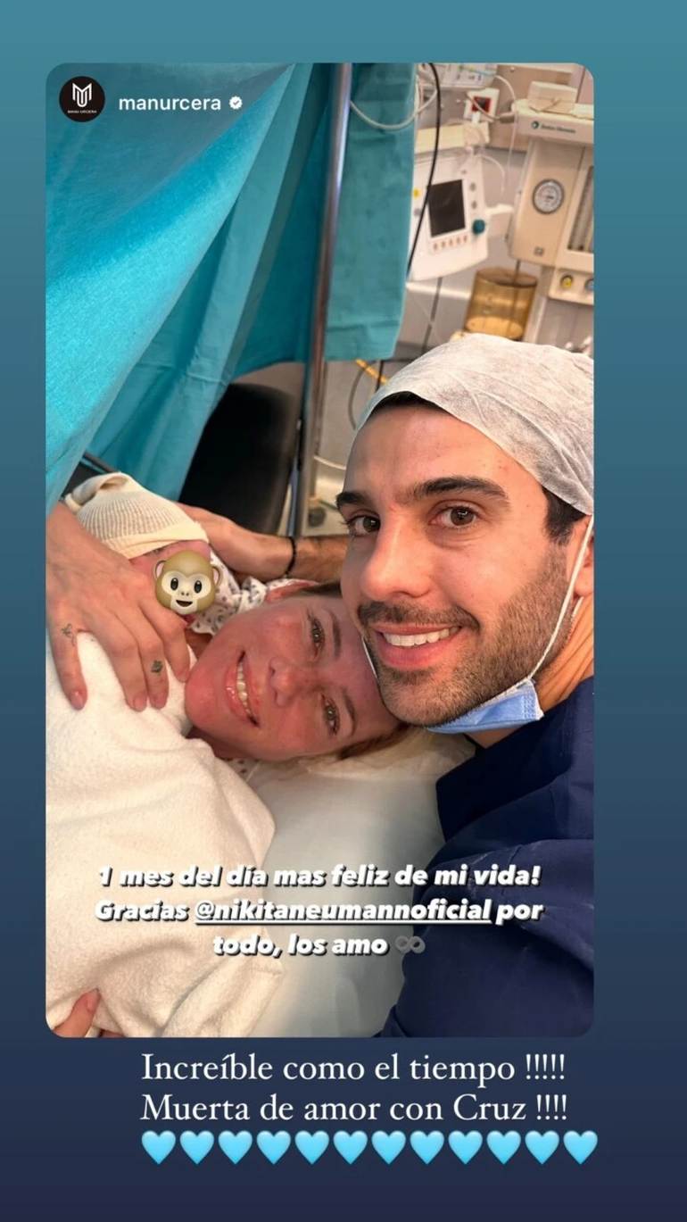 El posteo de Nicole Neumann y Manu Urcera
