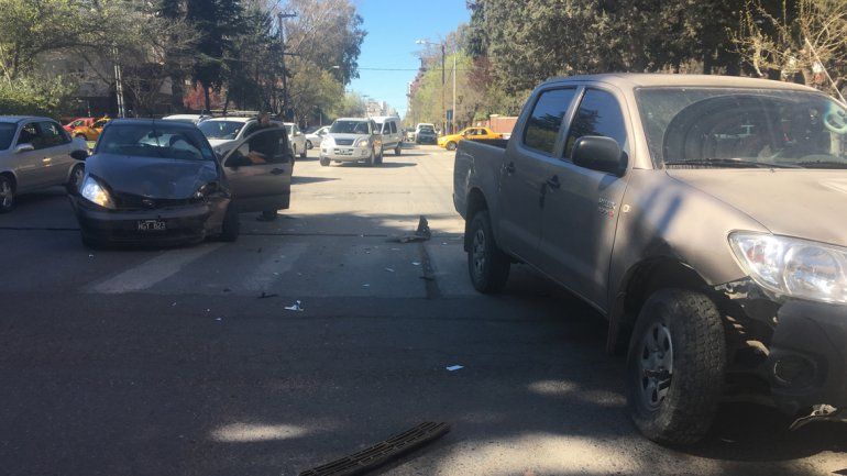 El tránsito se reanudó luego de media hora.