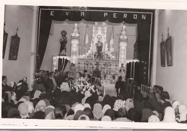 Los funerales en Neuquén por la muerte de Eva Perón