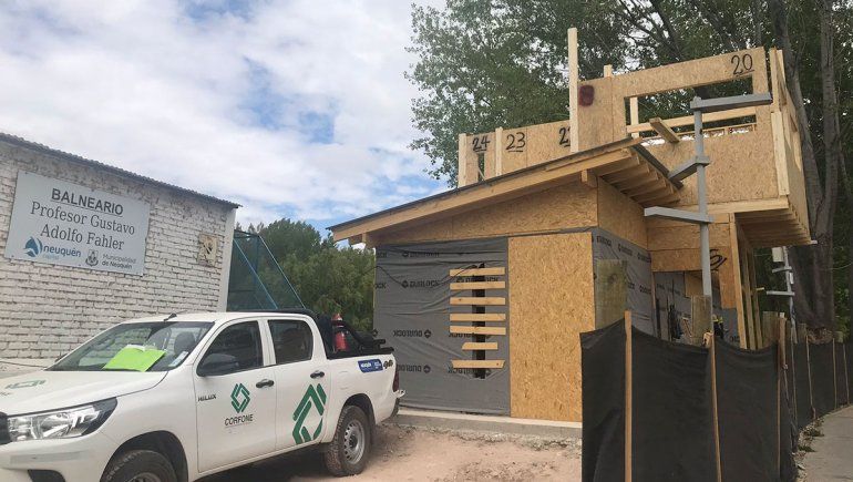 Corfone construye un centro de operaciones para los guardavidas