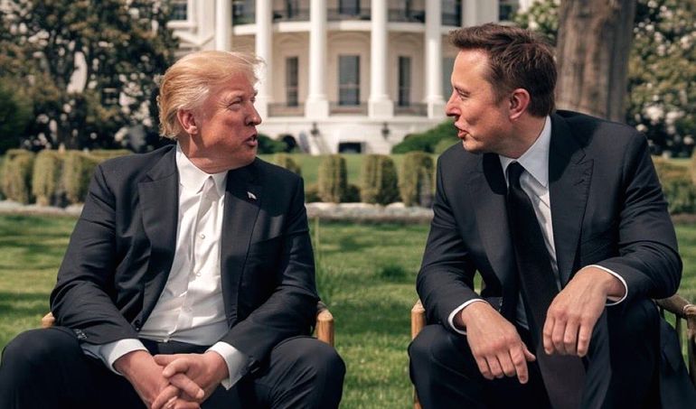 Elon Musk apoyó fervorosamente a Donald Trump