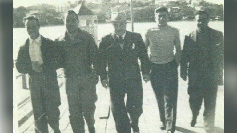 Los Potomojas con el Señor Kossman.