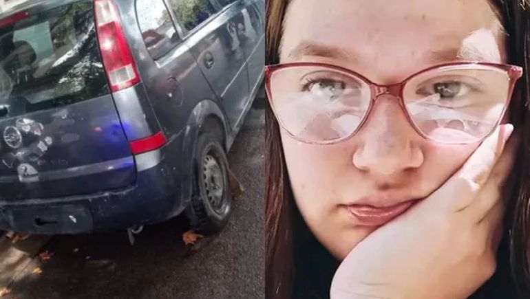 El auto que atropelló a Eugenia Carril quedó secuestrado.&nbsp;