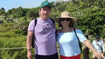 Virginia Rivas y su esposo cumplían 45 años de casados. Viajaron de Chubut a México para celebrarlo. Virginia Rivas y su esposo cumplían 45 años de casados. Viajaron de Chubut a México para celebrarlo.