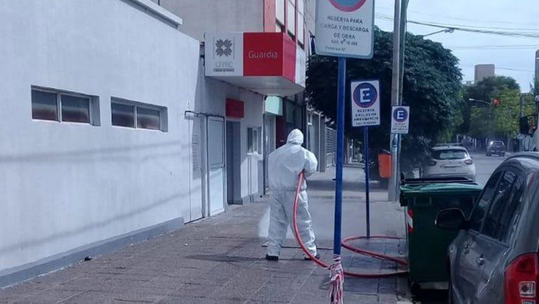 La Muni profundizó los trabajos de desinfección en la ciudad