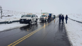 Operativo Nieve: dos rescates por violar los cierres y una fuerte advertencia por el uso de cadenas.