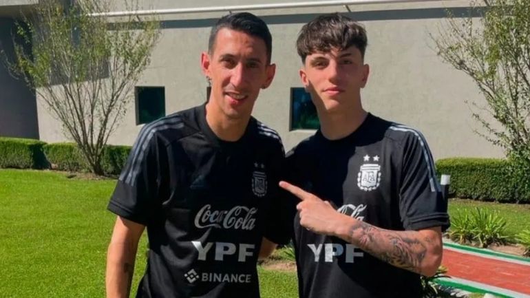 El consejo que le dio Di María a Garnacho