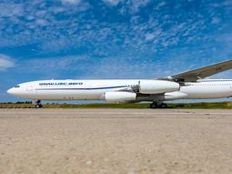 El aterrizaje se dio alrededor de las 16 horas de este martes. El aterrizaje se dio alrededor de las 16 horas de este martes.