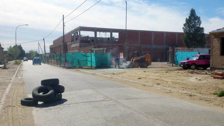 La obra de la Cooperativa Obrera se construye en calles Ejército Argentino y Maipú.