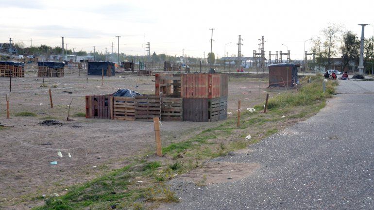 La toma en Parque Industrial está próxima a cumplir un mes.