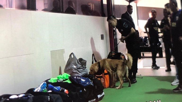 En el Monumental requisaron el vestuario de Boca