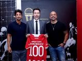 Juan Sebastián Verón y Sebastián Domínguez