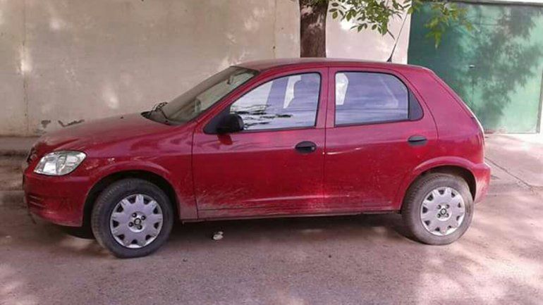 Esta es la imagen del Suzuki Fun robado en el barrio Unión de Plottier.