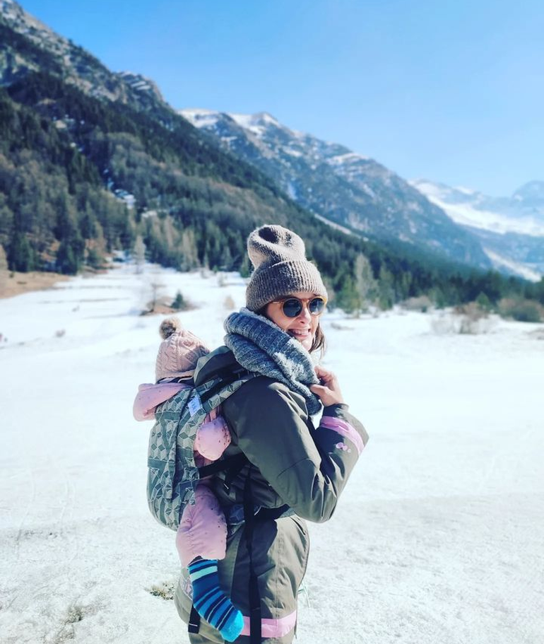 En Francia, Sabrina fue mamá de Muna.