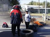 El puente carretero una vez más es lugar de manifestación. Foto: Anahí Cárdena.