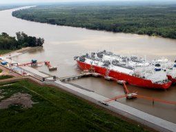 La terminal regasificadora de Escobar, en la provincia de Buenos Aires.