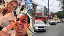 policia irrumpio en un consultorio medico y mato a tiros a su esposa delante de su hija