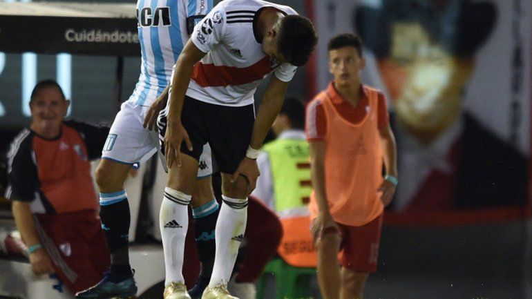 Palacios, una baja que le duele a River