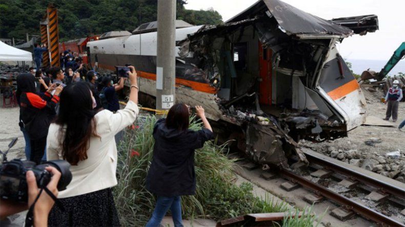 El video que muestra como ocurrió el descarrilamiento de un tren