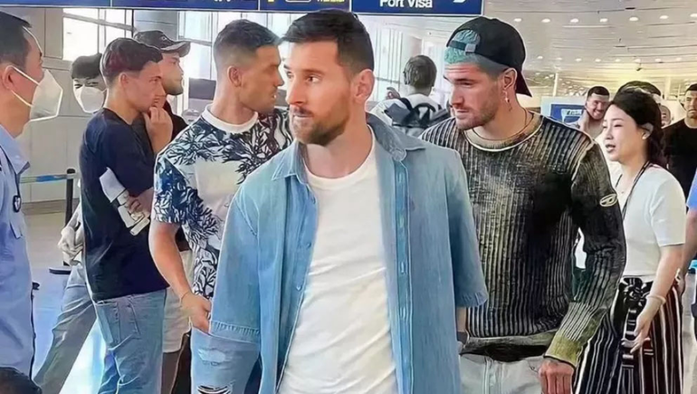 Lionel Messi tuvo problemas con el pasaporte al arribar a China