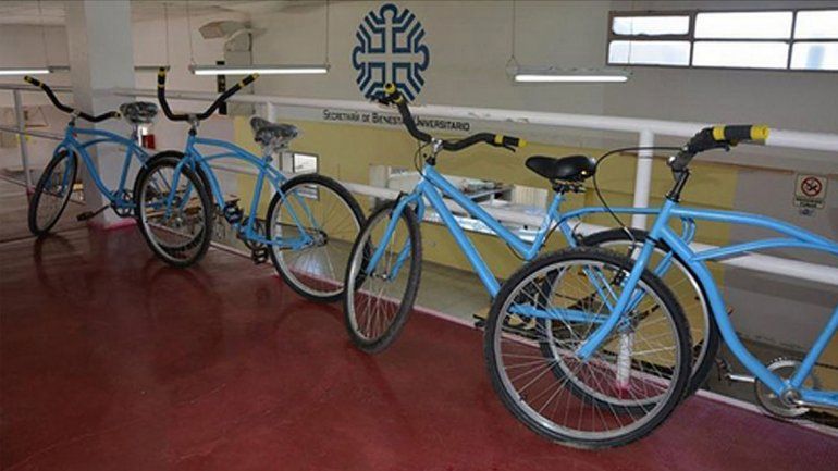 Las bicicletas fueron hechas por internos de la U11 a través de un programa.