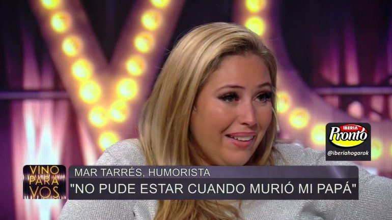 Mar Tarrés lloró al hablar de la muerte de su papá: Me dijeron que estaba intubado, pero era mentira