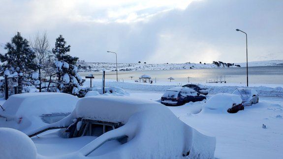 La nieve tapó a Caviahue y la temperatura bajó a menos 20 grados