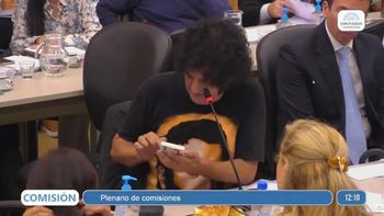 El insólito episodio en Diputados durante el tratamiento de la Ley Ómnibus. El insólito episodio en Diputados durante el tratamiento de la Ley Ómnibus.