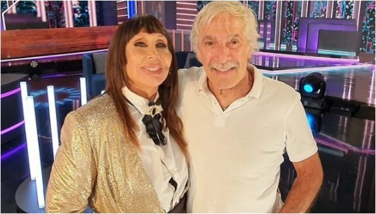 Moria Casán y el Pato Galmarini