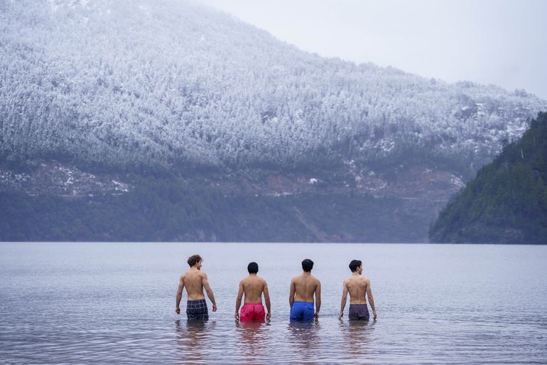 En 13 fotos, así se vive la nevada en el sur de Neuquén